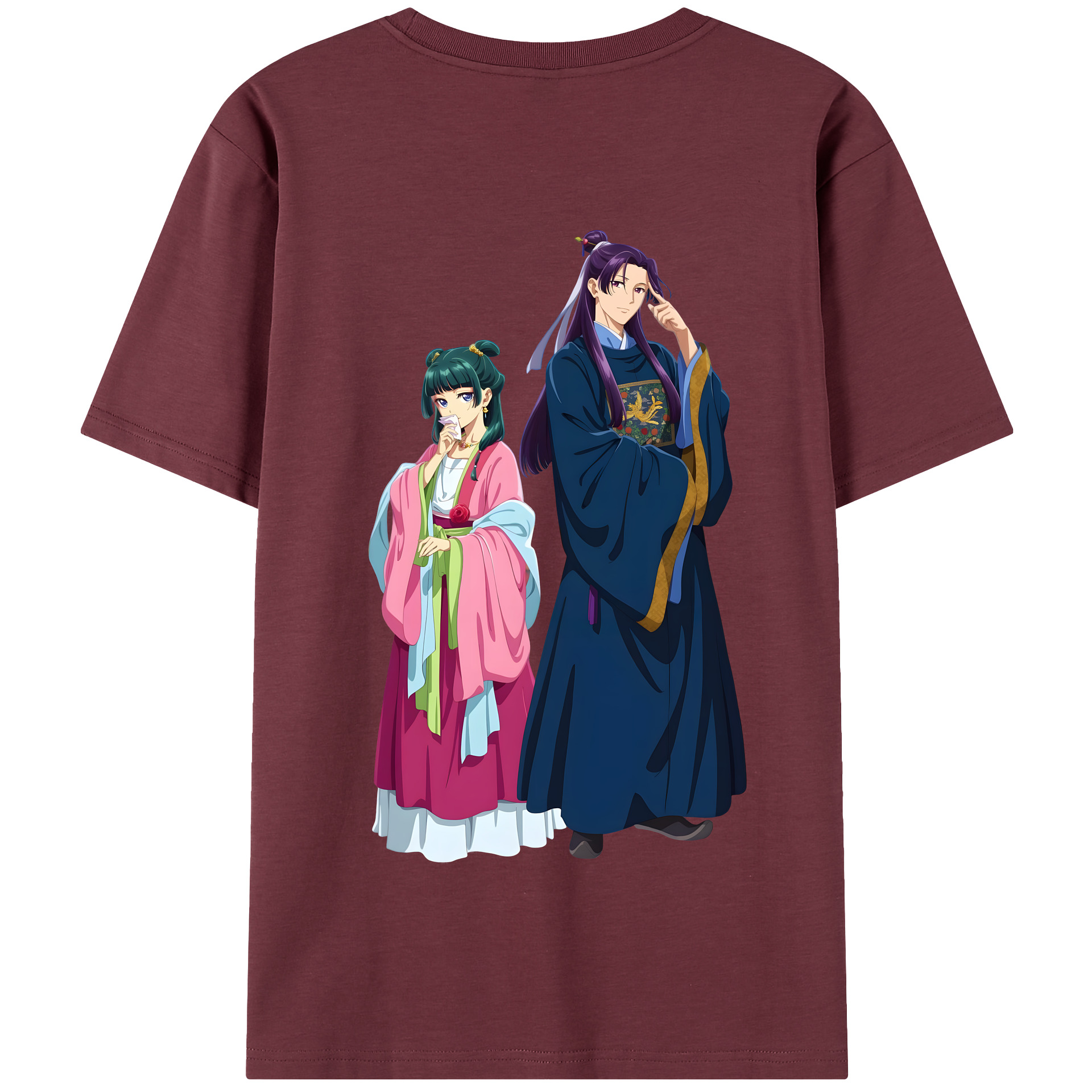 （画像用） 薬屋のひとりごと The Apothecary Diaries 綿100％半袖Tシャツ（背面プリント）